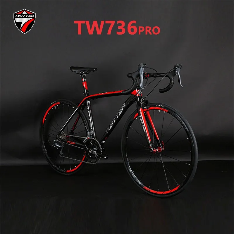 2023 TWITTER TW736pro RS-22S внутренняя прокладка кабеля C тормозом гоночный легкий дорожный велосипед из алюминиевого сплава с карбоновой вилкой 700*25C