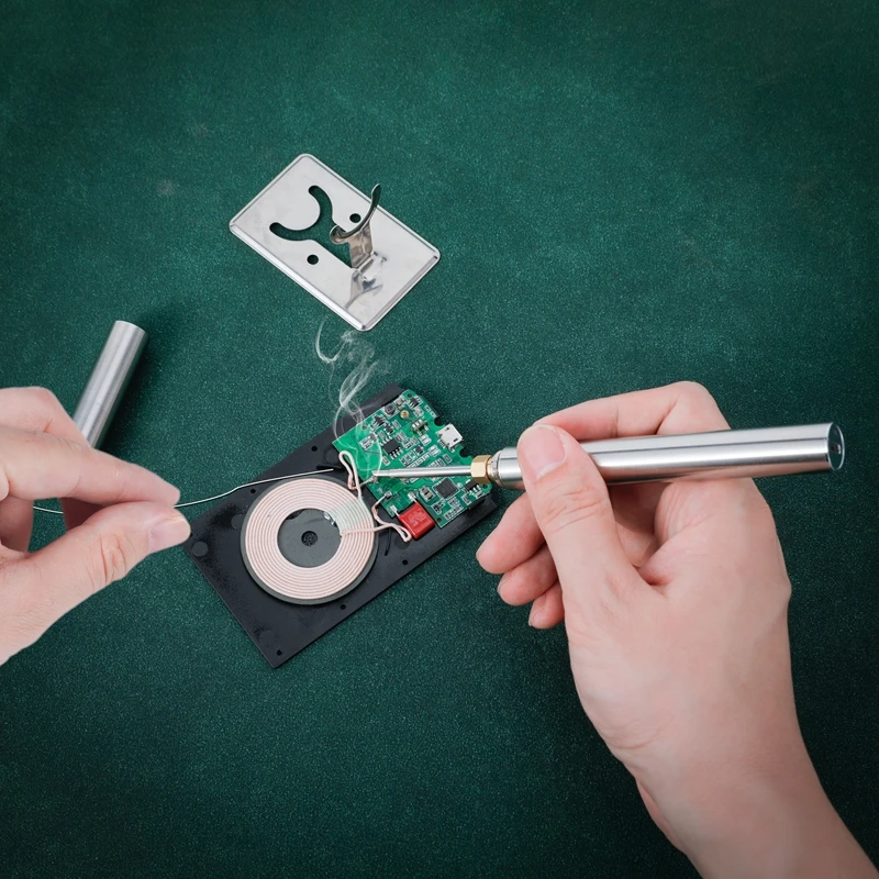 Беспроводной паяльник перезаряжаемый паяльник 6 секунд олова USB-паяльник с интерфейсом 510 наконечник паяльника