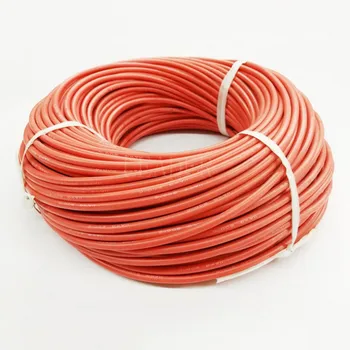 100 метров в рулоне 10 AWG, супер мягкий и гибкий провод из силиконовой резины, кабель, Черный/Красный