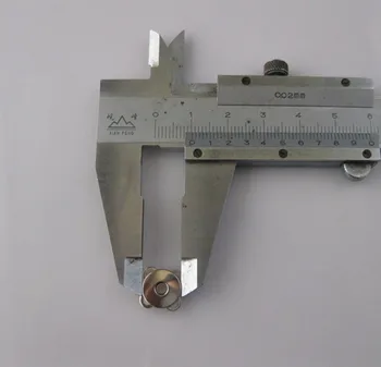 15 шт./лот, 10 мм, Серебристая Металлическая магнитная кнопка в форме сливы, для сумок 