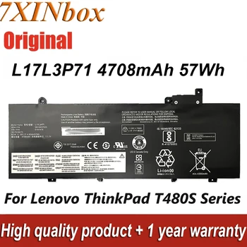 7XINbox 11,58 V 57Wh 4708 mAh L17L3P71 L17M3P71 L17M3P72 01AV478 Оригинальный Аккумулятор Для ноутбука Lenovo ThinkPad Серии T480S Тетрадь