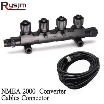 CX5003 NMEA 2000 Разъем для многофункциональных преобразовательных кабелей Для лодочных преобразователей NMEA2000 Подключение до 5 кабельных линий постоянного тока 9-30 В
