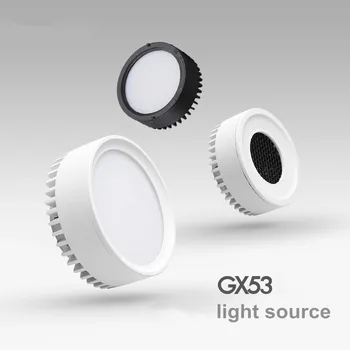 GX53-Светодиодный модуль источника света, подсветка для посуды, коробка мощностью 7 Вт, лампа накаливания, Смелый потолочный светильник без стробоскопа