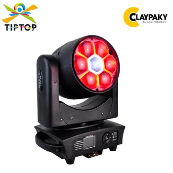 TIPTOP Новый 7x40 Вт Высокомощный светодиодный Зум-светильник с Движущейся Головкой RGBW 4В1 Цветная Глина В Упаковке MINI B Каналы Artnet Функция SACN TP-L741C