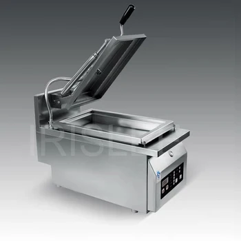 Автоматическая машина для Фритюрницы для булочек и клецек Коммерческая Электрическая сковорода для приготовления жареных клецек