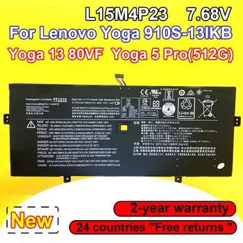 Аккумулятор для ноутбука Lenovo Yoga 910-13IKB Yoga 910 13 80VF, Yoga 5 Pro (512G) L15C4P21 L15C4P22 L15M4P23 L15M4P21 5B10L22508 78Wh
