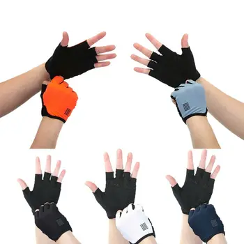 Велосипедные Перчатки MTB Велосипедные Перчатки Обезболивающие Мужские Женские Дышащие Противоударные перчатки Снаряжение Спортивные велосипедные перчатки на полпальца