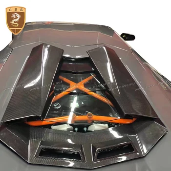 Высококачественная карбоновая крыша Lamborghini Aventador LP700 N style из сухого углеродного волокна-воздухозаборник и вентиляционные отверстия для капота двигателя