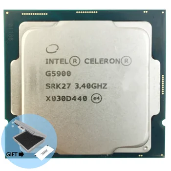 Двухъядерный процессор Intel Celeron G5900, 3,4 ГГц, двухпоточный процессор, 2 Мб, 58 Вт, LGA 1200
