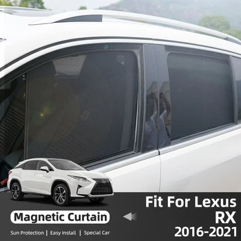 Для Lexus RX RX200 RX200H RX350H RX450H 2016-2022 Автомобильный Солнцезащитный Козырек Переднее Лобовое Стекло Магнитная Сетчатая Занавеска Заднее Боковое Окно Солнцезащитный Козырек