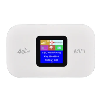 Мобильный WiFi-маршрутизатор 4G Lte 150 Мбит/с, аккумулятор 3000 мАч, цветной светодиодный экран, Mi-маршрутизатор со слотом для SIM-карты (европейский