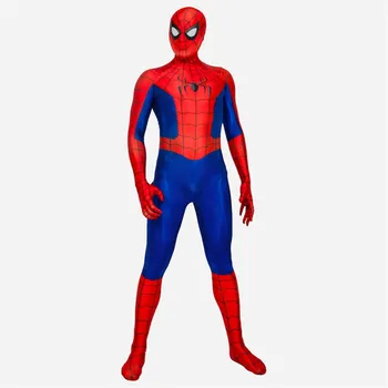 Мужской Костюм для Косплея Человека-паука на Хэллоуин, костюм Зентай Для Взрослых, детский боди, вечерние комбинезоны
