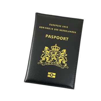 Обложка для паспорта в Нидерландах, Женская Милая Розовая Обложка для паспорта из искусственной кожи, Чехол для паспорта, Дорожный Нидерландский Чехол для паспорта, паспорт