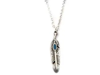 Ожерелье из юго-западных перьев, ожерелье в стиле бохо, украшения в стиле хиппи