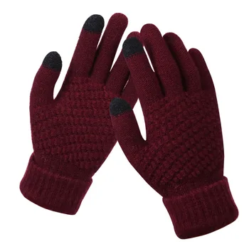 Осенне-зимние плюшевые теплые перчатки, спортивные лыжные перчатки, зимние перчатки, зимние перчатки