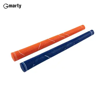 Синяя Оранжевая резиновая ручка для игры в гольф для детей, Тренировочная железная клюшка, ручка для клюшки, резиновая противоскользящая