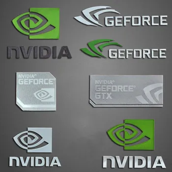 Специальная металлическая наклейка с логотипом NVIDIA GeForce GTX RTX Для ноутбука, планшета, настольного компьютера, цифровой камеры, Персонализированное украшение своими руками