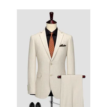 Сшитое на заказ свадебное платье жениха, блейзер, костюмы, брюки, деловые классические брюки SA04-40599