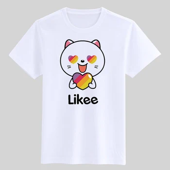 футболка для девочек, модная футболка с рисунком кота лайки, топы с героями мультфильмов для девочек, милая детская одежда, футболки для мальчиков, детские футболки с животным принтом