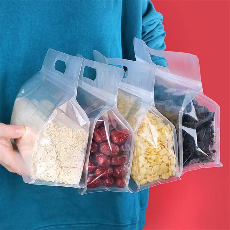 Многоразовый Пакет для продуктов PEVA с морозильной камерой, Сумка для хранения продуктов, Силиконовый Мешок, Герметичный Верхний Кухонный Органайзер, Свежезакрытые пакеты, Не содержит BPA