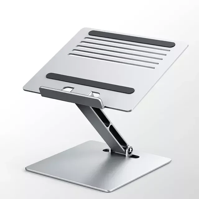 Регулируемая нескользящая подставка для настольного ноутбука, Алюминиевый охлаждающий кронштейн Весом 10 кг для ноутбука Macbook Tablet