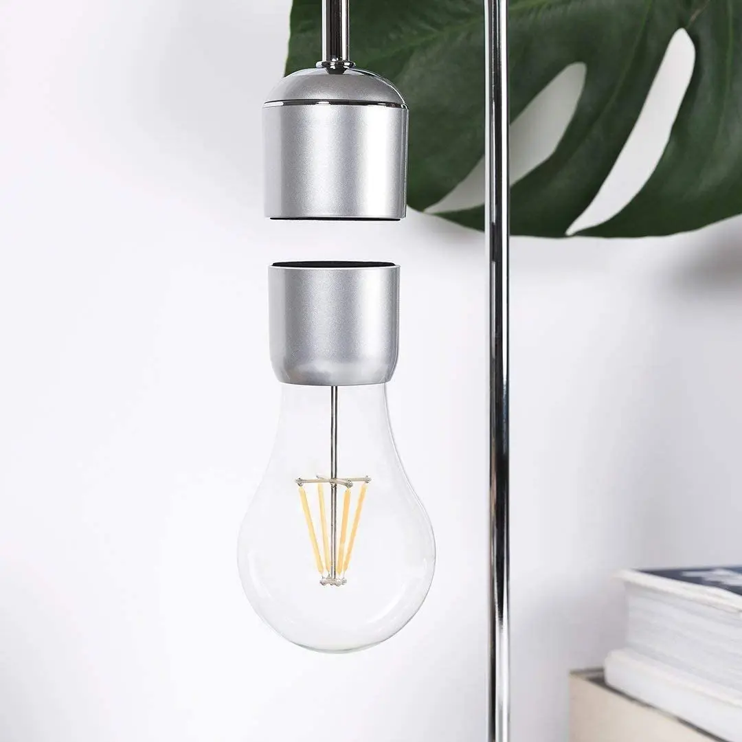 Светодиодная лампа с магнитной левитацией, 10 Вт, беспроводная зарядка, ночник, настольные лампы, лампа для украшения дома, настольная лампа