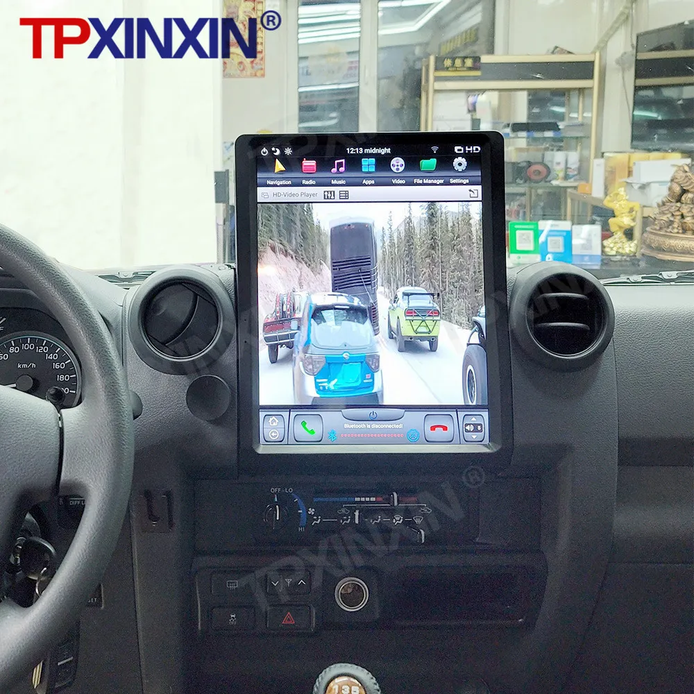 Android 11 для Toyota Land Cruiser LC70 LC75 LC76 Автомобильный радиоприемник Мультимедийный плеер Tesla сенсорный экран GPS Навигация стерео Авторадио
