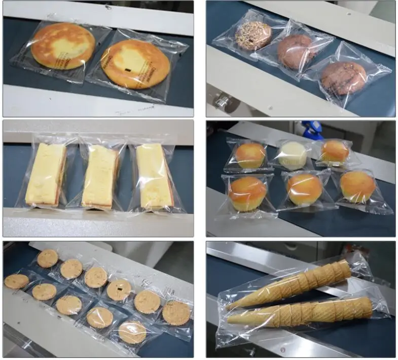 Автоматическая машина для упаковки пищевых продуктов Mode 250 Лапша быстрого приготовления Сэндвич Пончики Мыло Зубная щетка Ложка Упаковочное оборудование