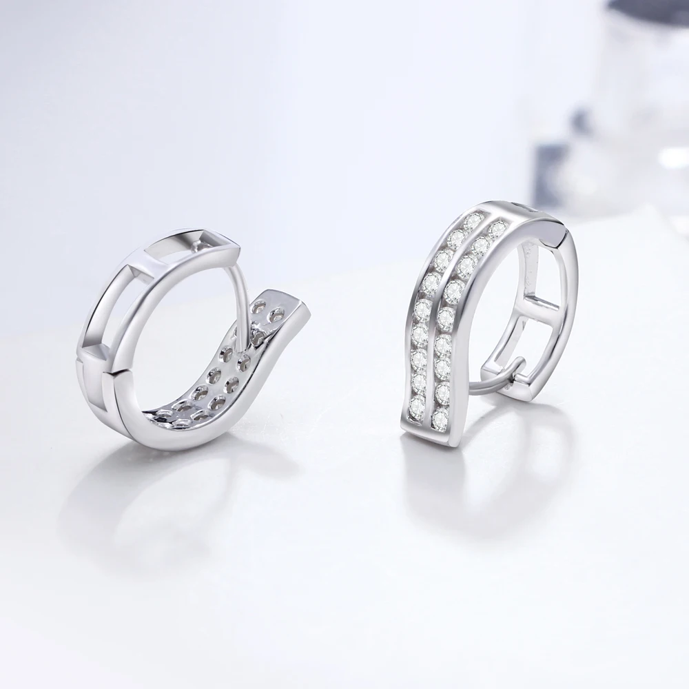 Настоящие 92,5% серебряные серьги-кольца ювелирные изделия классические изысканные ювелирные изделия серьги из стерлингового серебра Brincos подарок бесплатная доставка