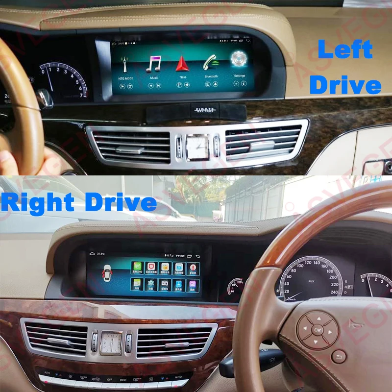 10,25 ‘Android 10 Автомобильный Мультимедийный Плеер Для Benz S Class W221 CL W216 2005-2013 GPS Аудио Радио Стерео Навигационный Блок Экран