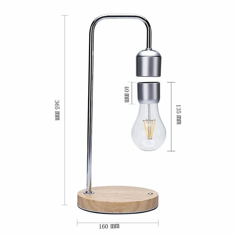 Светодиодная лампа с магнитной левитацией, 10 Вт, беспроводная зарядка, ночник, настольные лампы, лампа для украшения дома, настольная лампа