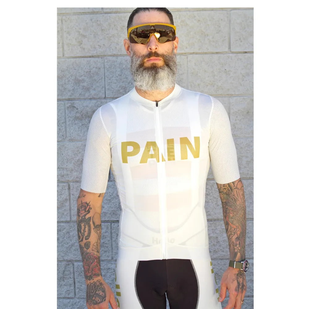 Комплект слюнявчиков из джерси Love The Pain для велоспорта, мужские летние рубашки Mtb Road Wear, быстросохнущая одежда для гоночных велосипедов, костюм Maillot Ropa Ciclismo